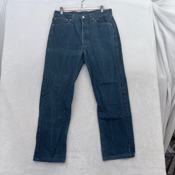 Vintage Levis 501 Jeans Mens 33x30 (30x27) Blue Straight Leg 90s Made In USA